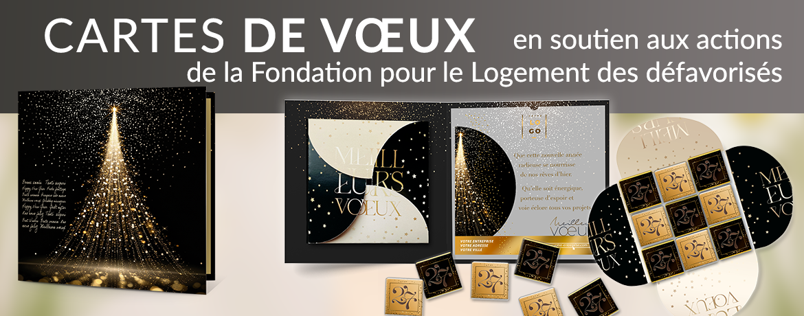 Cartes de vœux écologie nature paysage Fondation pour le Logement